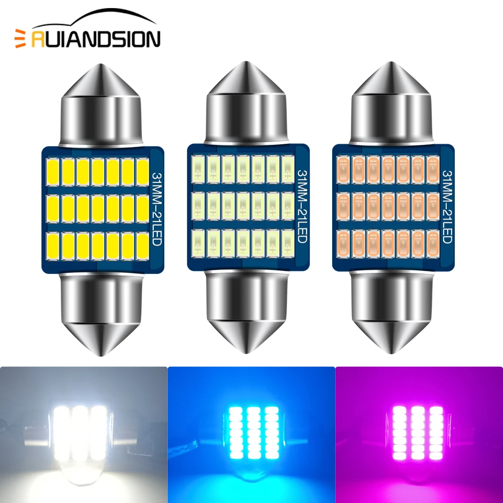 Actinic Blue Led - 4PCS 31mm C5W C10W Girlande Led
