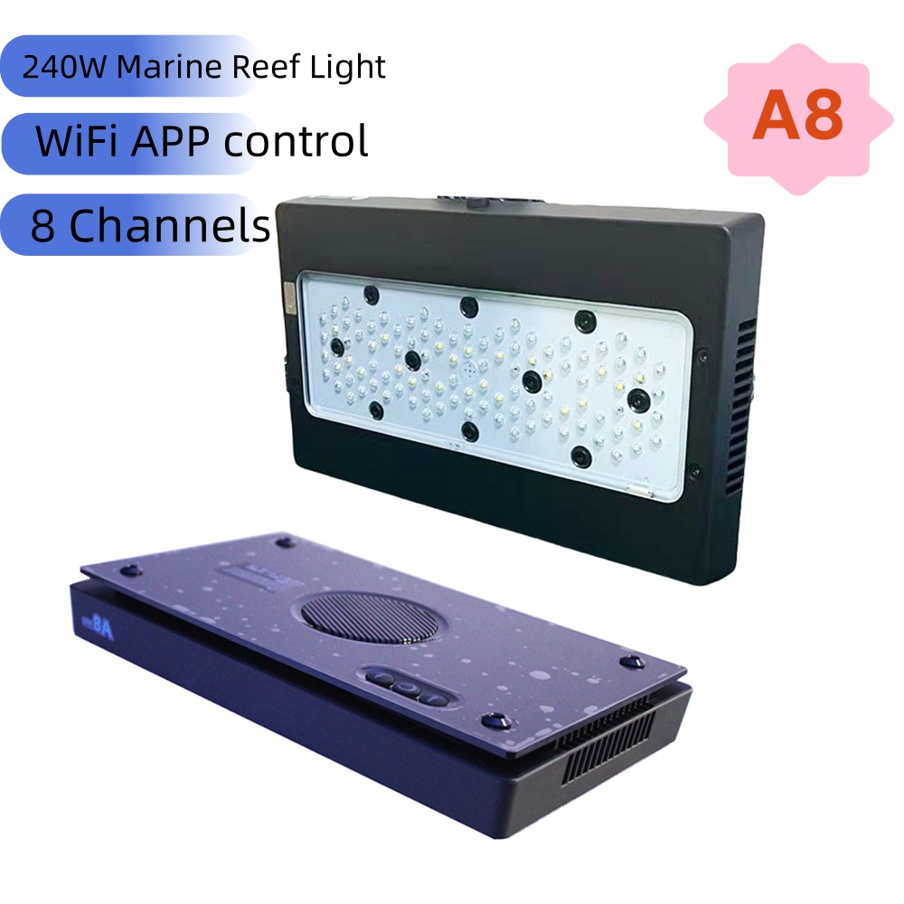 Aquarium Blue Marine Reef - A8se A8PRO II BLAU 240W Marine