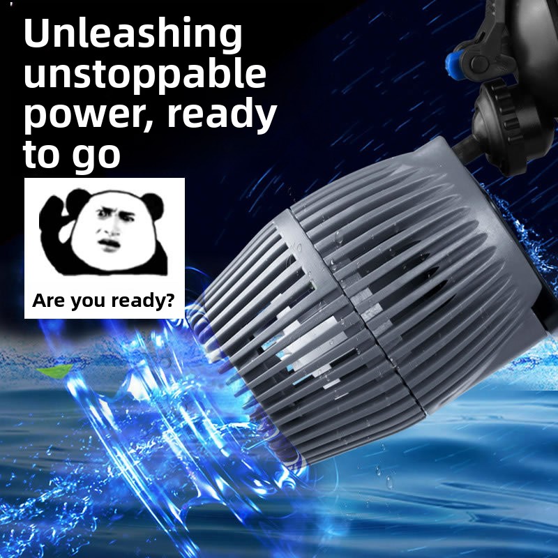 Powerhead Wave Maker - JIALU Ultra-Leise Mini-Aquarium-Wellenmacher-Pumpe Fischbecken-Zirkulationspumpe mit Saugnapf