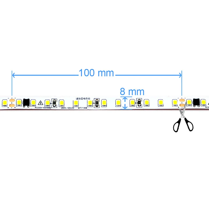 AC220V 230V 5M 600 LED-Streife – Actinic Blue Led Bewertung und Preis