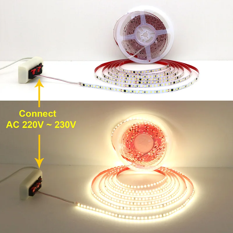 AC220V 230V 5M 600 LED-Streife – Actinic Blue Led Bewertung und Preis