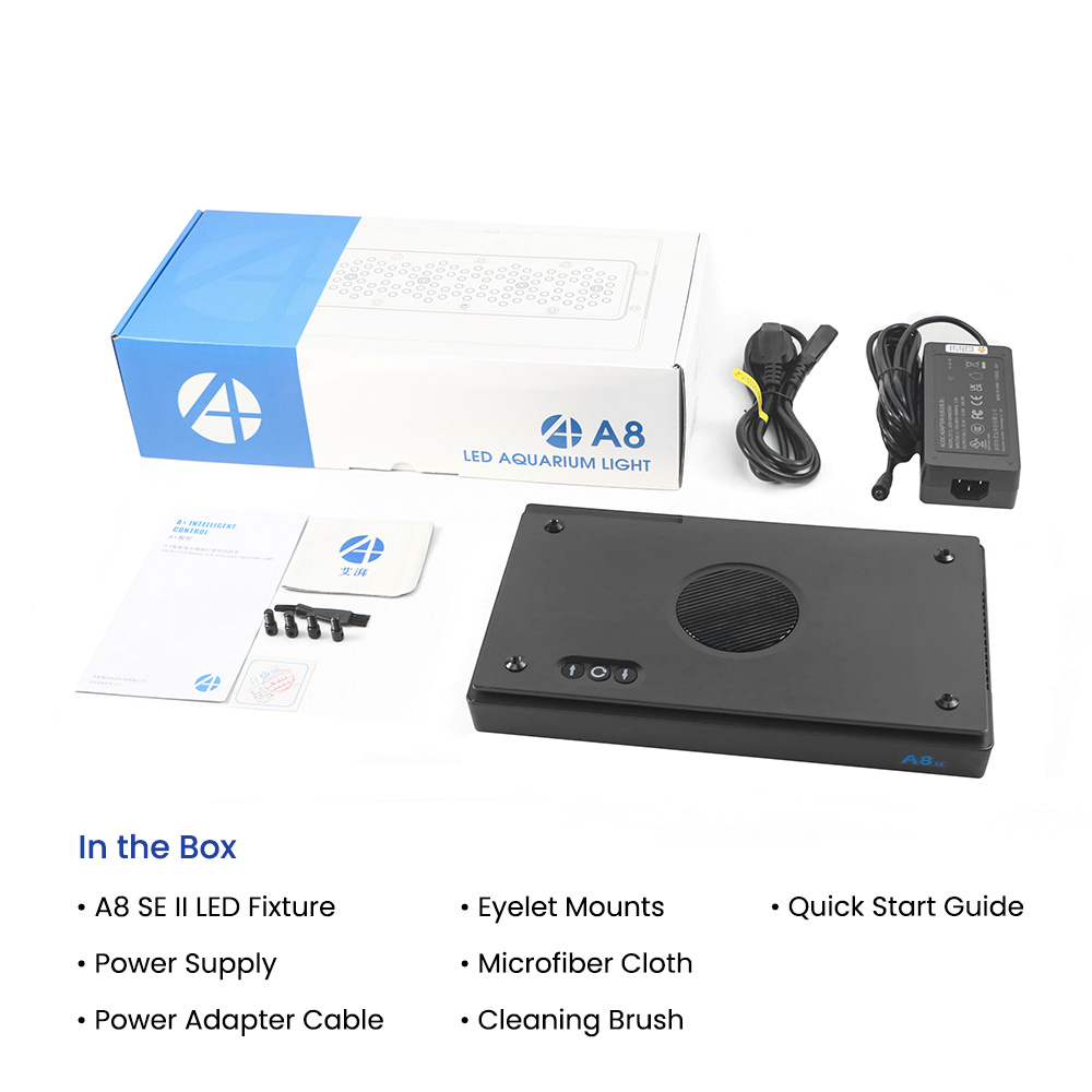A8SE II Max und Blue 240W Voll – Aquarium Blue Marine Reef Bewertung und Preis