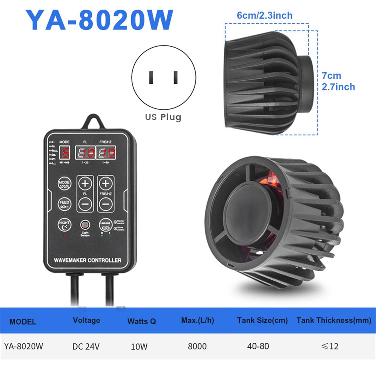 NEUE Fisch Magnetische Aquariu – Powerhead Wave Maker Bewertung und Preis