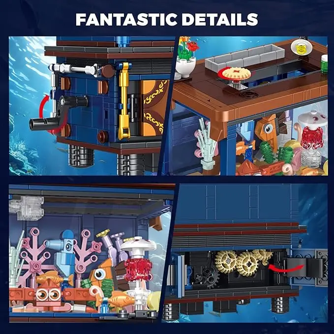 T2153 Unterwasserwelt-Baustein – Aquarium Marine World Bewertung und Preis